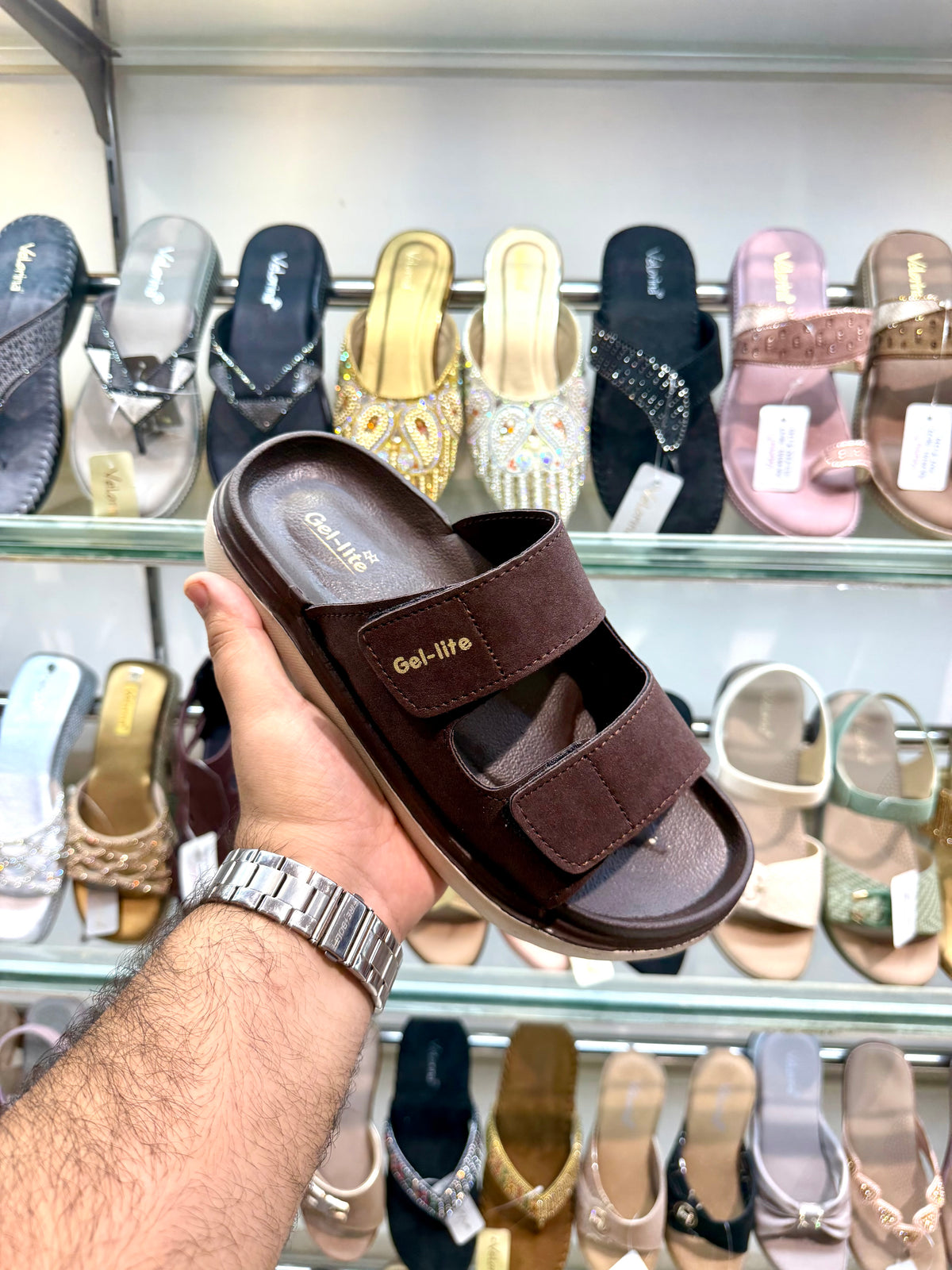 GE - LITE DOUBLE STICKER BROWN