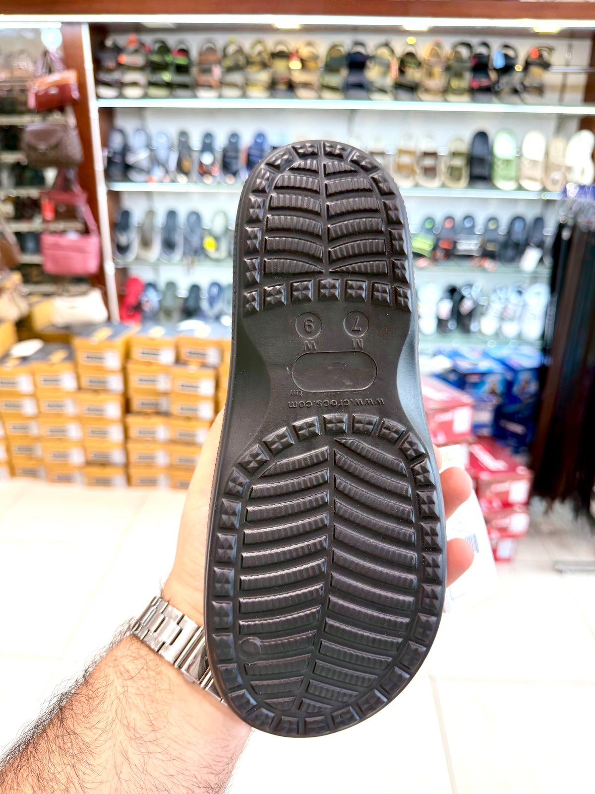 CROCS SLIDES BLACK