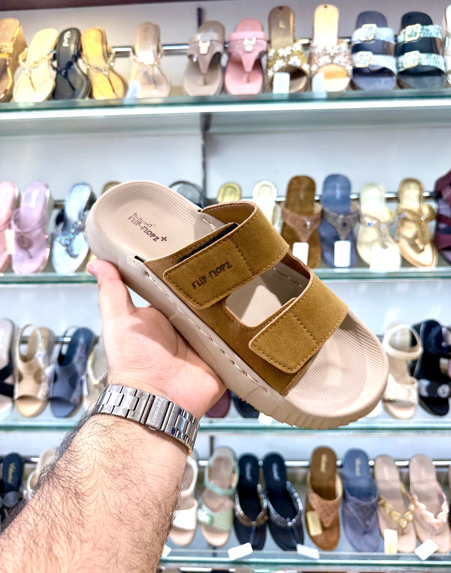 WALKAROO DOUBLE STICKER TAN