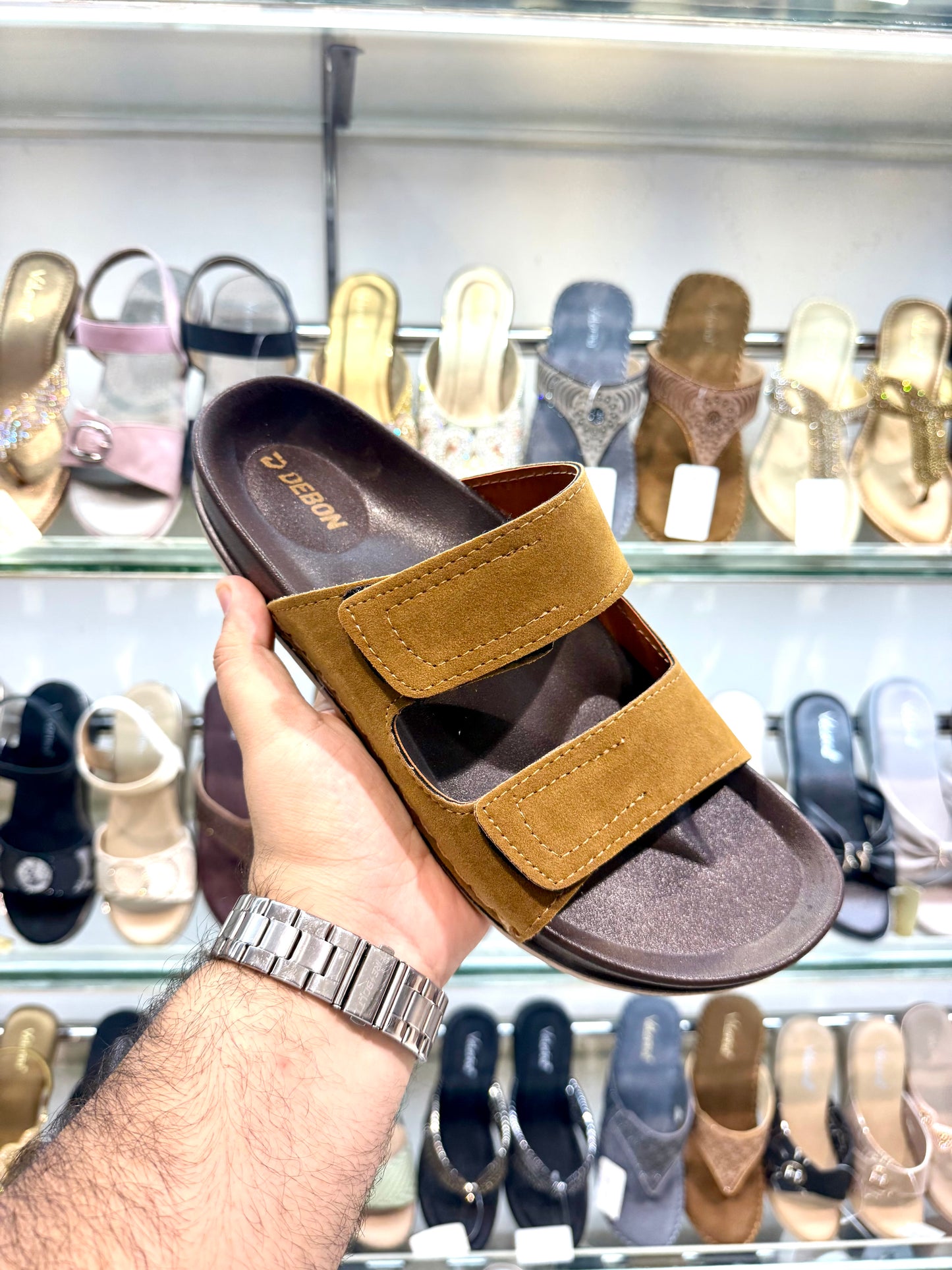 VKC DEBON DOUBLE STRAP TAN