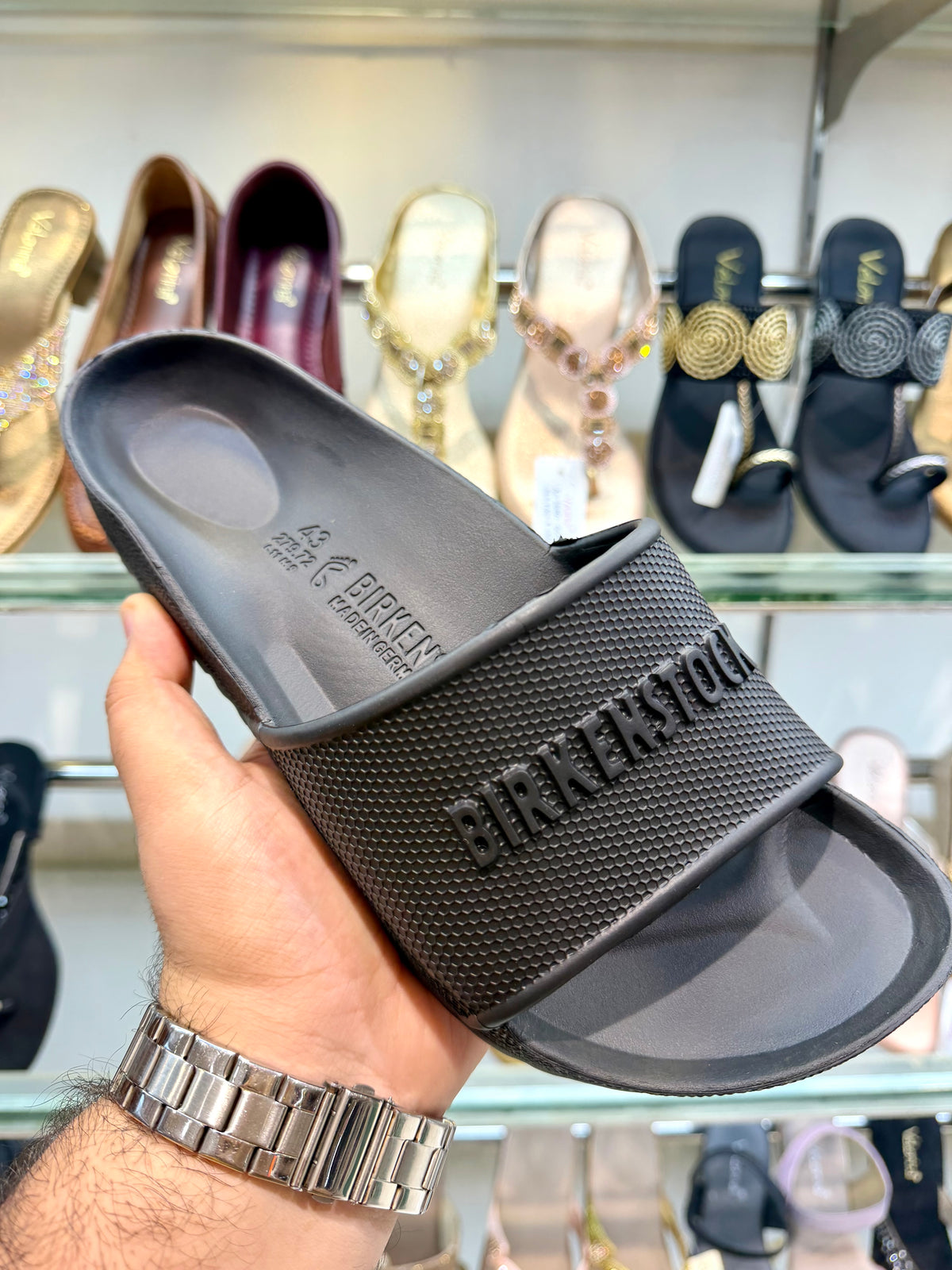 BRIKENSTOCK SLIDES BLACK