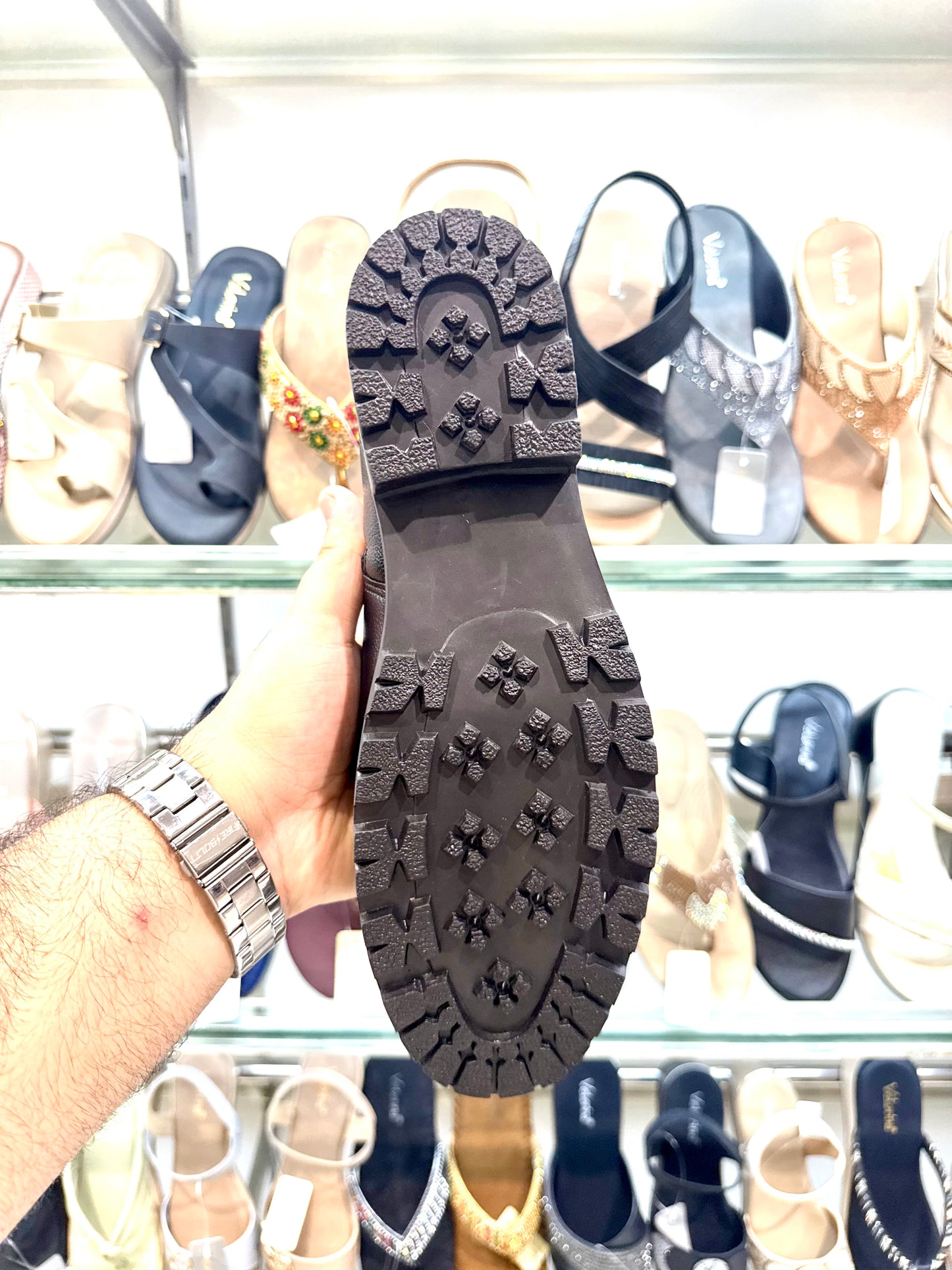 BOOTS BLACK ZARA LEATHER ELASTIC