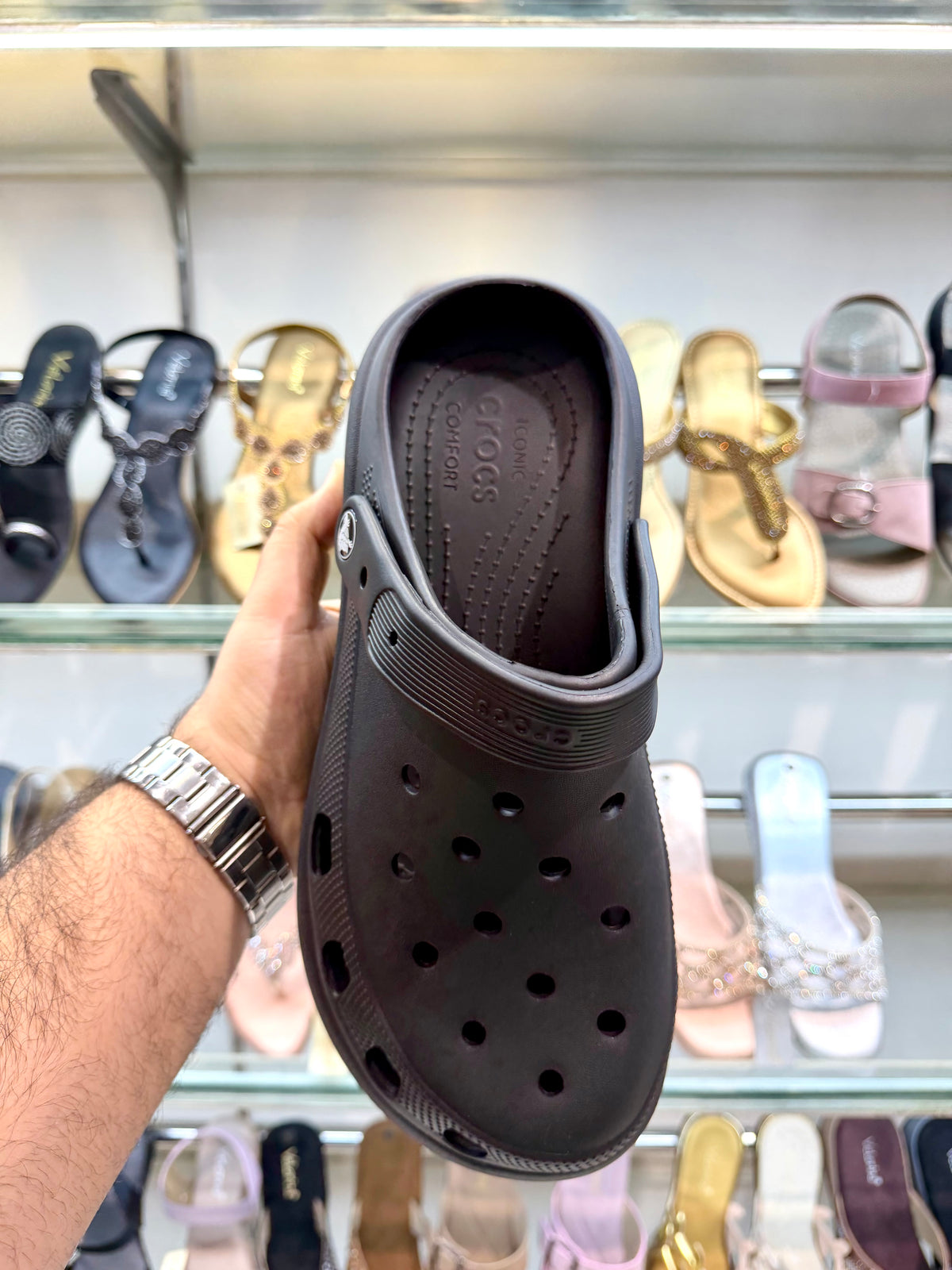 CROCS INDIAN MADE BLACK