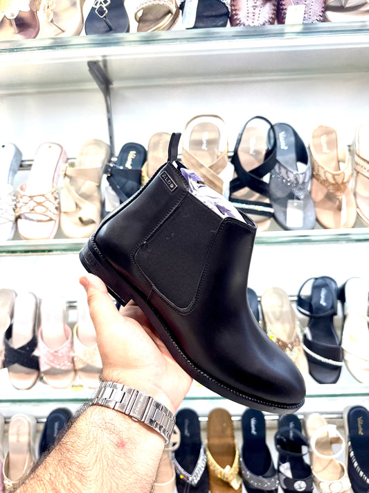BOOTS BLACK ALDO LEATHER SHINE