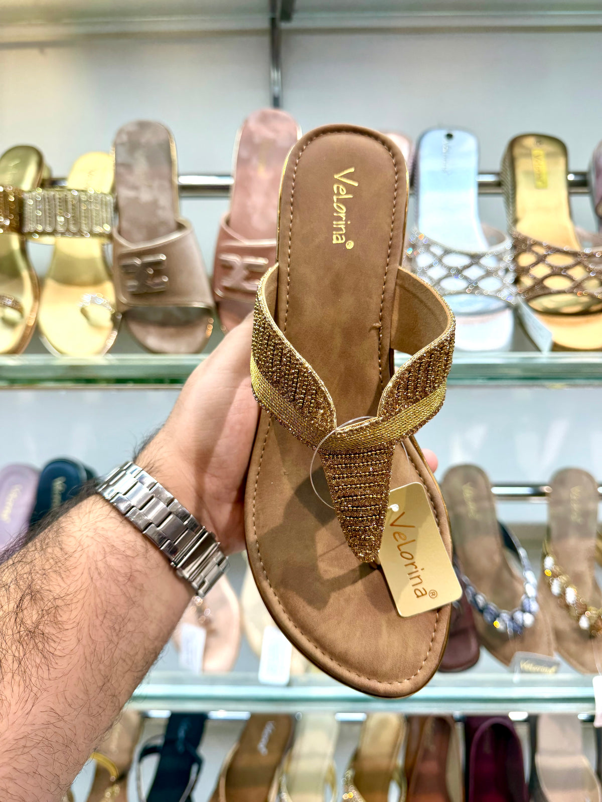 VELORINA PARTY WEAR GOLD