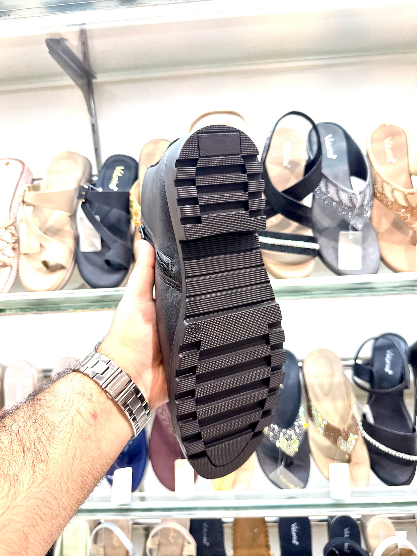 BOOTS BLACK  LEATHER ZIP DESIGN SOUL