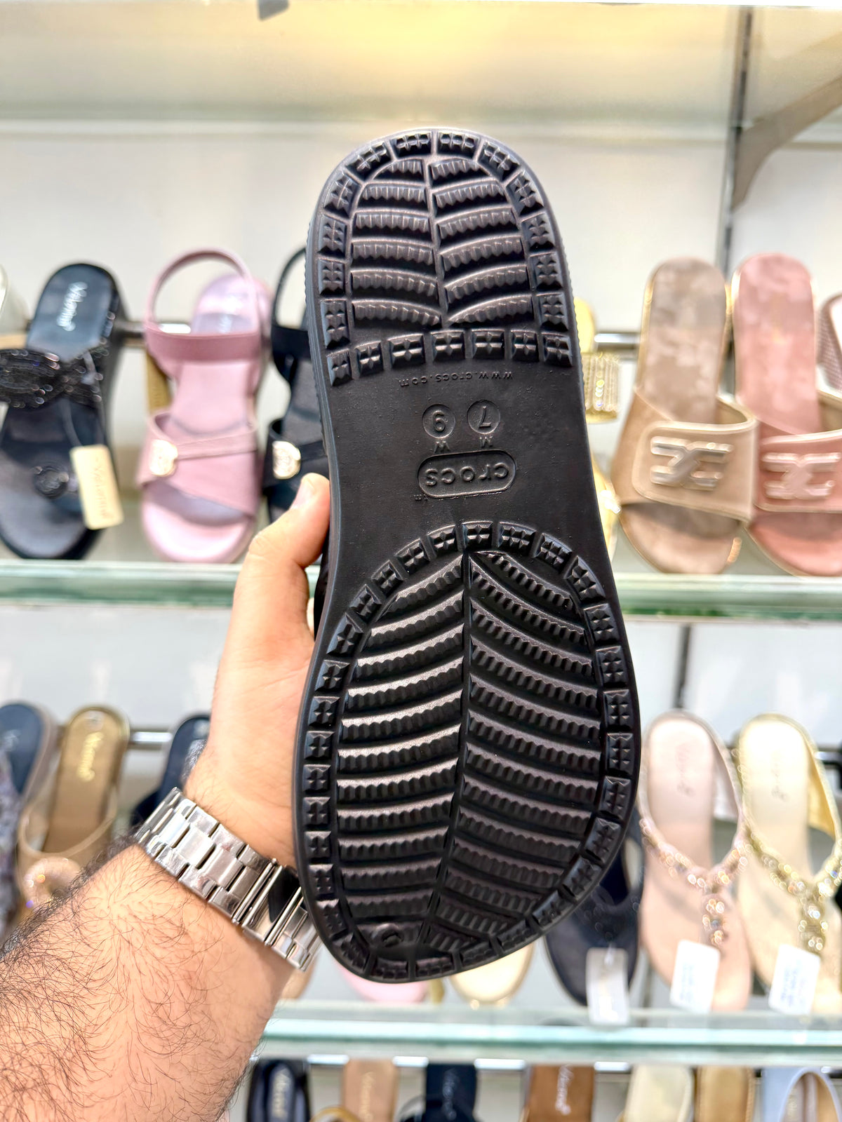 CROCS V SHAPE FULL BLACK