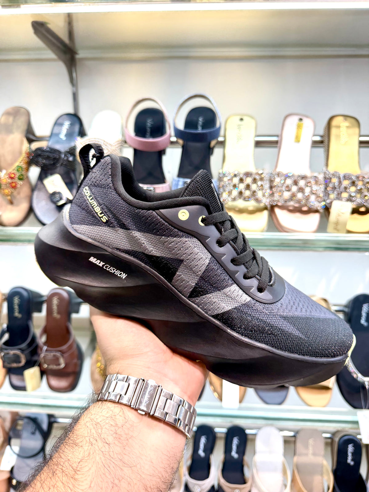 COLUMBUS VELOCITY D.GREY BLACK