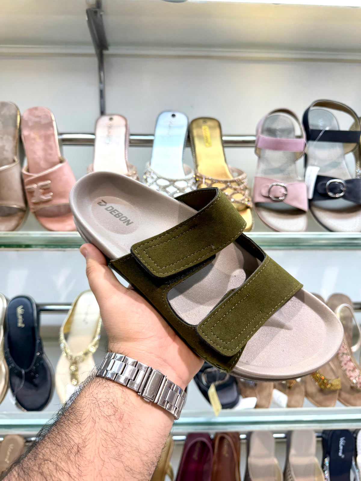 VKC DEBORN OLIVE/CREAM