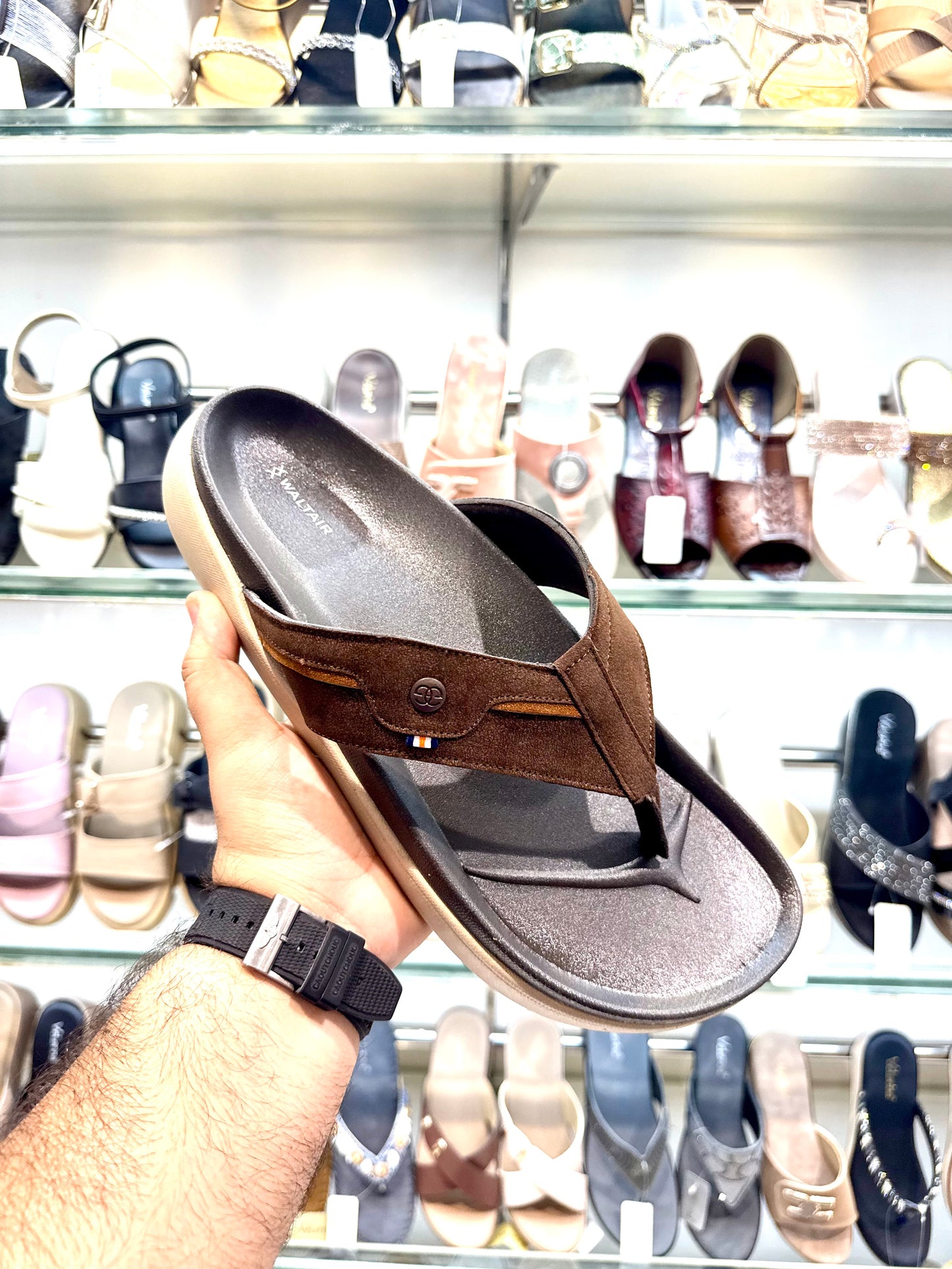 WALTAIR PLUS SIZE V SHAPE BROWN