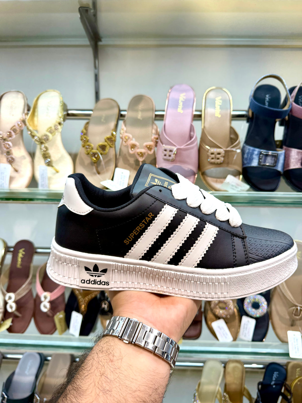 SNEAKERS ADDIDAS BLACK/WHITE