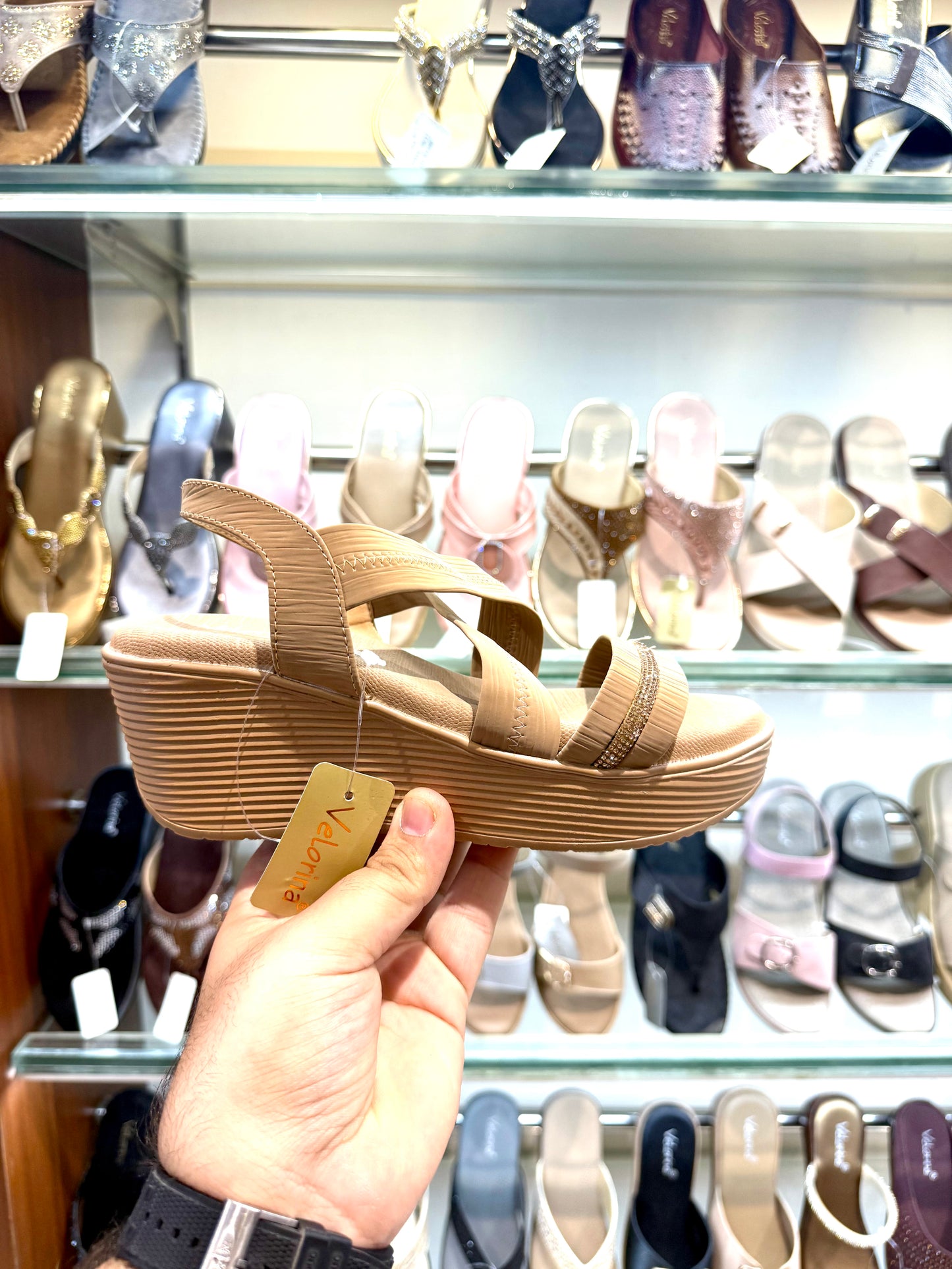 VELORINA HEEL BELT BROWN