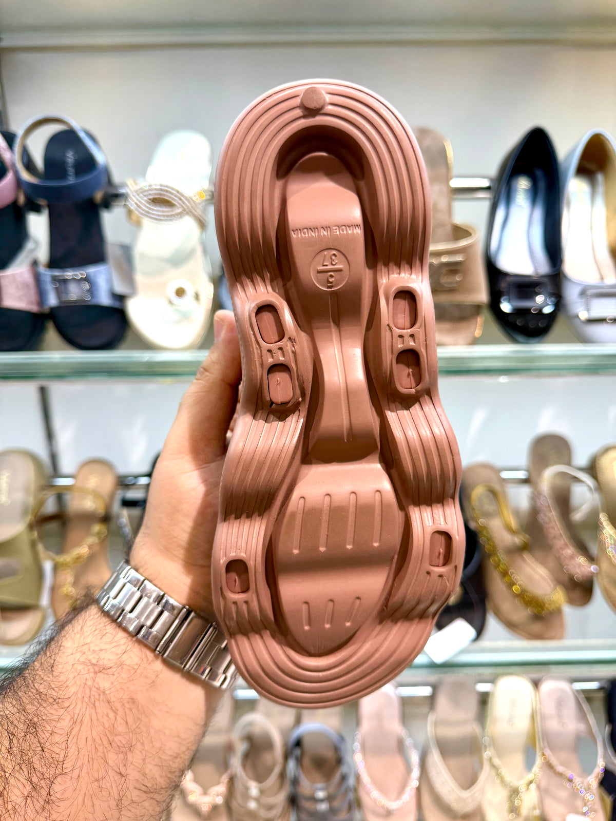 OFOAM LADIES SLIPPERS FULL PEACH