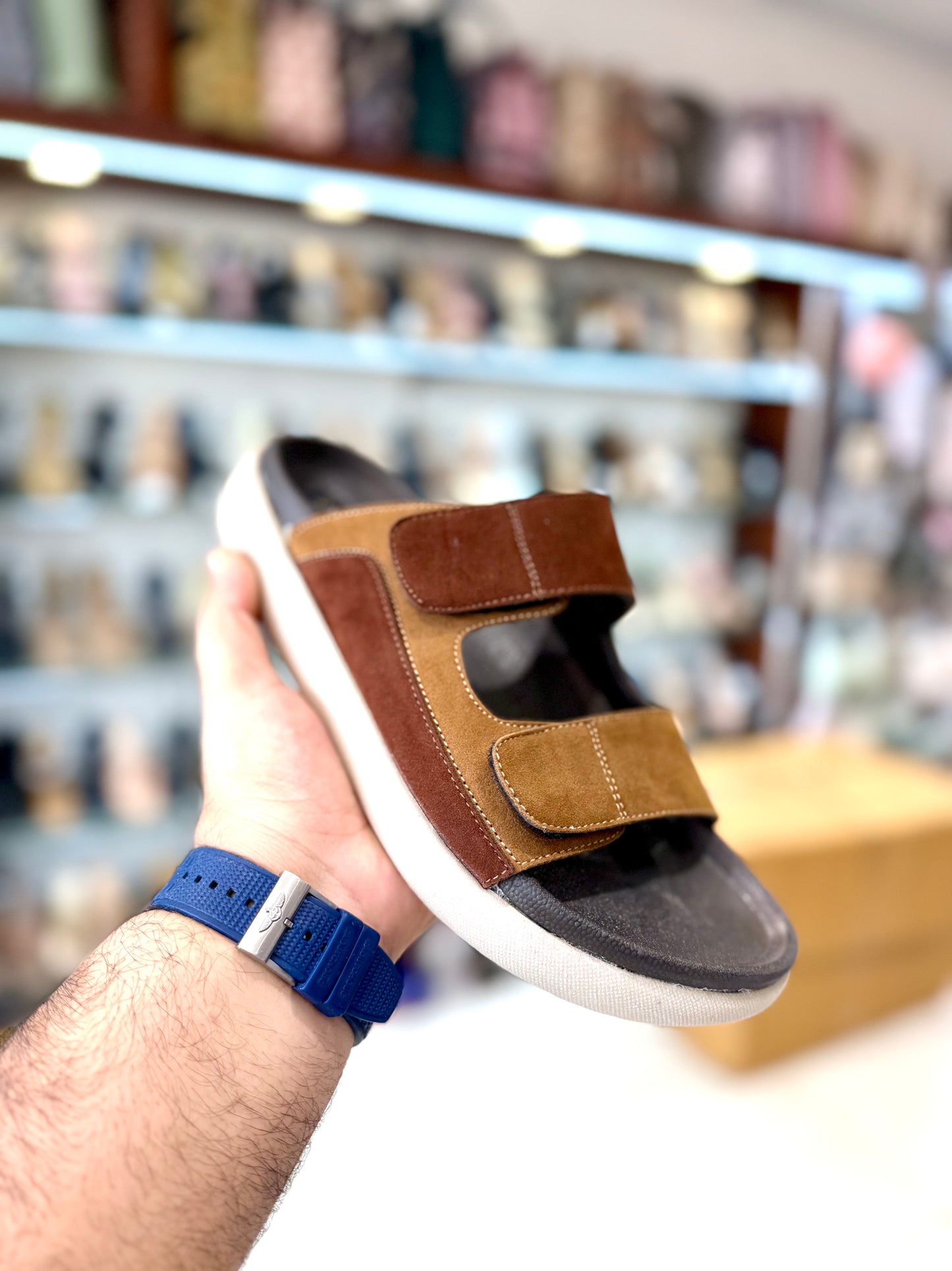 DOUBLE STICKER MULTICOLOUR BROWNTAN