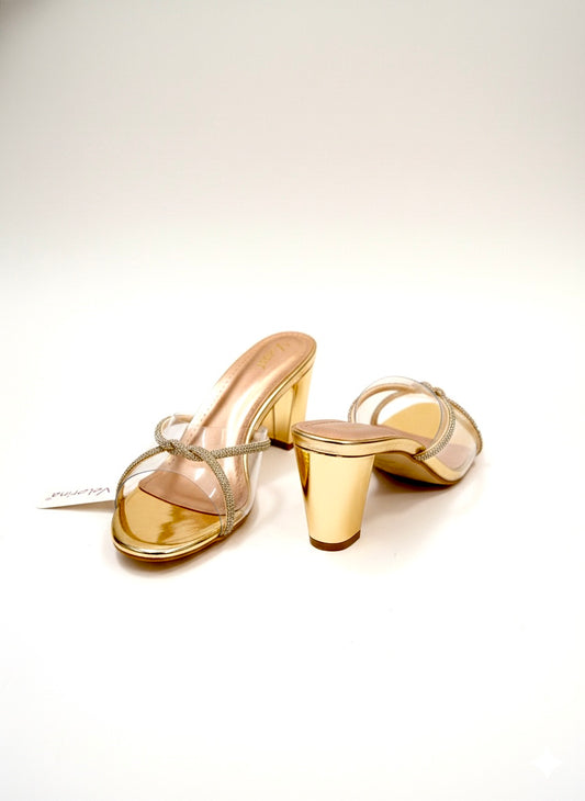 VELORINA HEEL ROSE GOLD